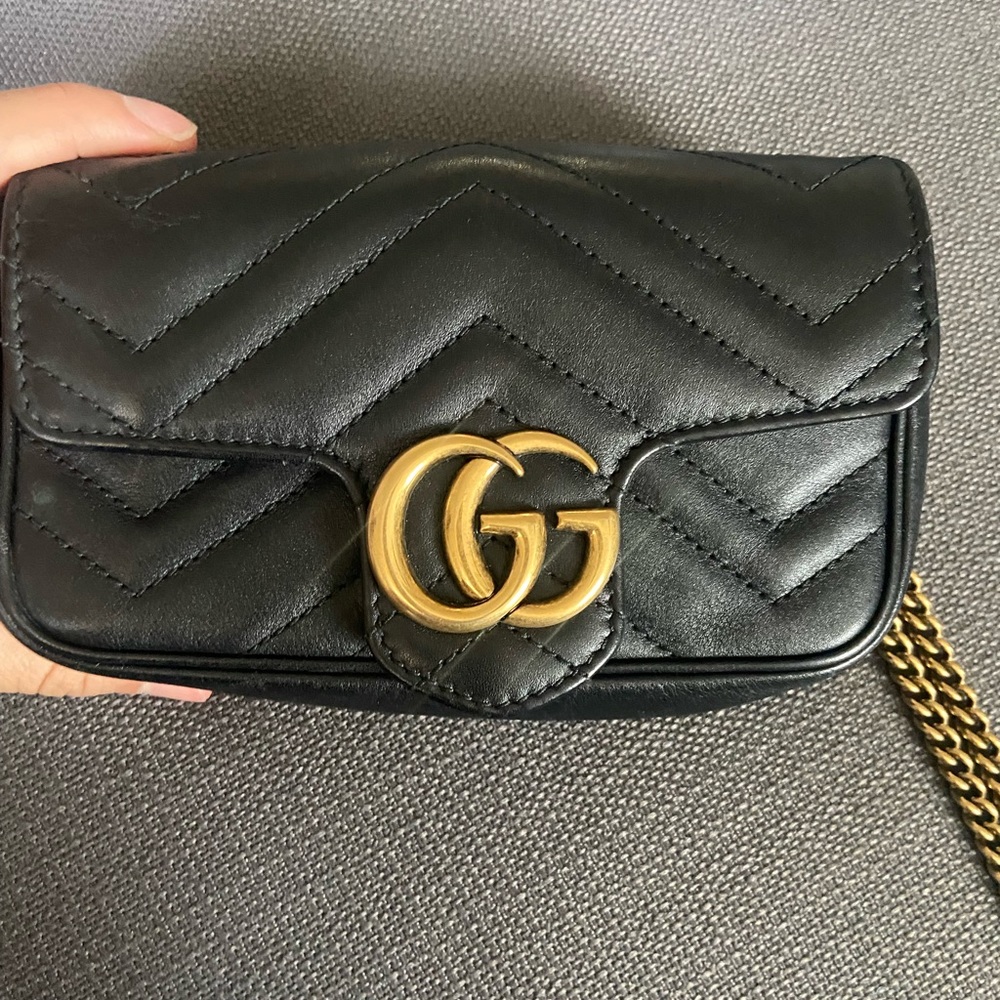 Authentic Gucci Mormont super mini bag
